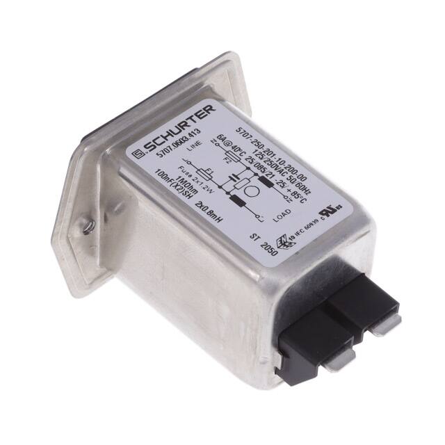 5707.0603.413 SCHURTER Inc.  Modules d'entrée d'alimentation (PEM)